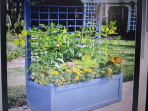 lot 95 image: Large Trellis Planter open box Reta...
