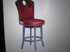 lot 99 image: Nailhead Stool open box Retail $149...