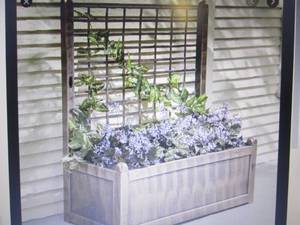 lot 113 image: Large Trellis Planter open box Reta...