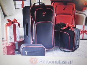 lot 139 image: Personalized 3-Piece Luggage Set op...