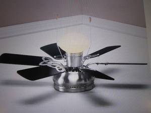 lot 145 image: 30 inch Ceiling Fan open box Retail...