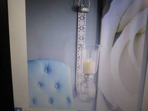 lot 151 image: Distressed Metal Wall Sconce open b...