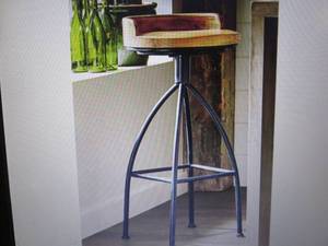 lot 180 image: Blake Wood Bar Stool open box Retai...