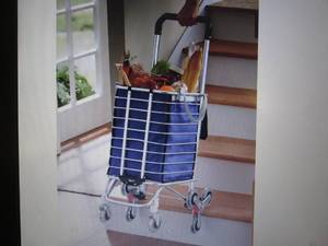 lot 193 image: Stair Climbing Shopping Cart with S...