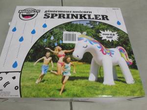 lot 211 image: Ginormous Unicorn Sprinkler...