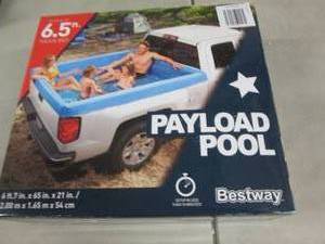 lot 214 image: Bestway Payload Pool 6.5 ft Bed ope...