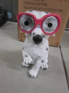 lot 228 image: Solar Dog with Pink Glasses...