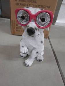 lot 229 image: Solar Dog with Pink Glasses...