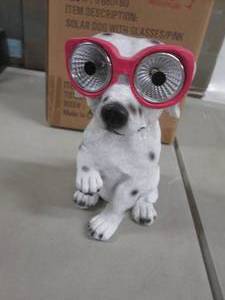 lot 230 image: Solar Dog with Pink Glasses...