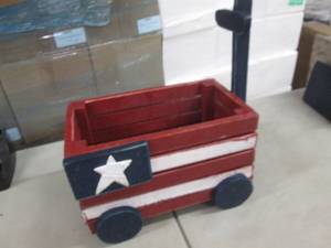 lot 240 image: Flag Wagon Planter...
