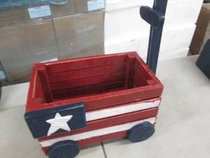 lot 242 image: Flag Wagon Planter...
