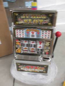 lot 246 image: Jumbo Slot Machine Bank open box Re...