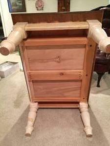 lot 16 image: Wooden Two Drawer Coffee Table