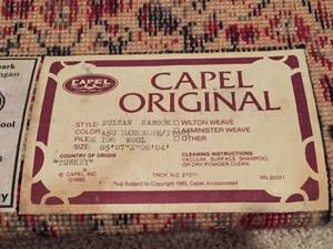 lot 21 image: Sultan Sarouk Capel Original Oriental Rug