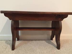 lot 44 image: Handmade Wooden Step Stool