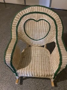 lot 174 image: Wicker Rocking Chair