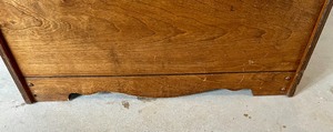 lot 30 image: Wood Storage Bench