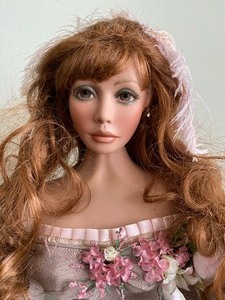 lot 8 image: Collector Doll by Pat Dezinski- Charlyn