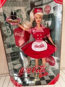 lot 124 image: Coca-Cola Barbies