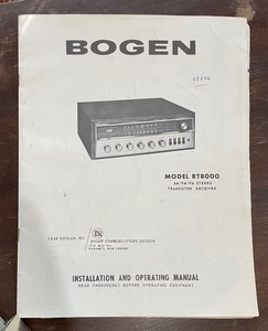 lot 194 image: Bogen amfm Stereo Transiter Reciever