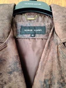 lot 91 image: Womens Brown Leather Jacket