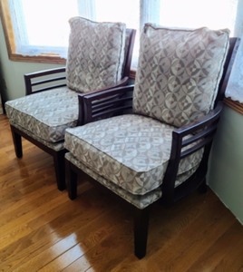 lot 90 image: Pair of Contemporary Armchairs