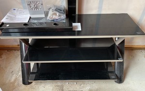 lot 234 image: TV Stand- Whalen Flat Panel Console Pro 9 with Manual