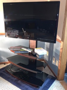 lot 259 image: Vizio 46 Inch TV and Stand