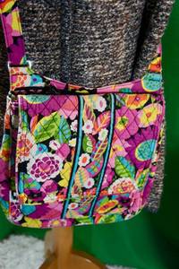lot 133 image: Vera Bradley Oversized Convertible Crossbody with Matching Wallet
