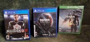 lot 58 image: 3 New XBox One & PS4 Games