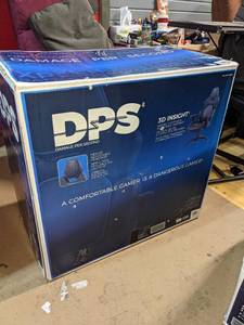 lot 19 image: DPS 3D Insight Gaming Chair with Adjustable Headrest, Black