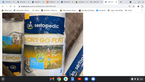 lot 257 image: 2 Serta Sertapedic Wont Go Flat & Super Firm Standard Size Pillows