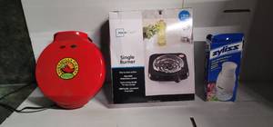 lot 67 image: Chopper, Single Burner & Tortilla Maker