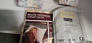 lot 66 image: New Old Stock FullQueen Pillow Cases, Shams