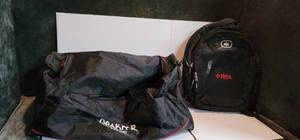 lot 114 image: Drakkar Noir Duffle & RBA Ogio Saddle Bag Backpack