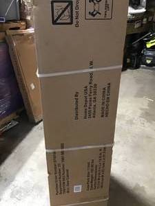 Husky 36 in. W x 72 in. H x 24 in. D Steel Garage Gear Cabinet not used