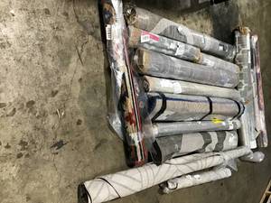 Lot  of assorted Rugs various models not used see pictures