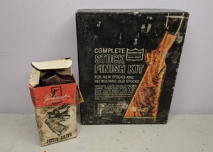 lot 228 image: Pachmayr Pistol Grip & NOS Complete Stock Finish Kit
