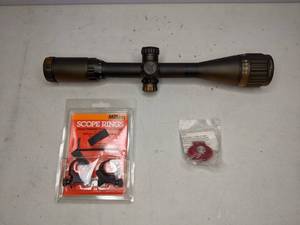 lot 17 image: Center Point Riflescope plus Scope Rings