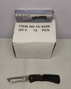 lot 193 image: Lot of 11 AK47 Flying Falcon Folding Knives