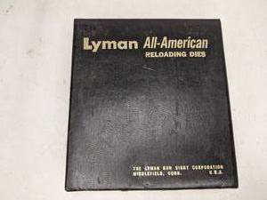 lot 206 image: Lyman All-American Three Die Rifle Set
