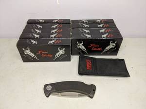 lot 136 image: Frost Cutlery Park Ranger II Folding Knives - Lot of Nine
