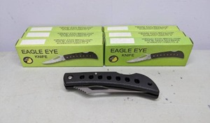 lot 137 image: Lot of Seven NIB Eagle Eye Folding Knives