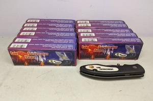 lot 142 image: Lot of 11 Law Enforcement Folder Folding Knives - NIB