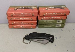 lot 151 image: Frost Cutlery Little Whitetail Folding Knives - Lot of Eight