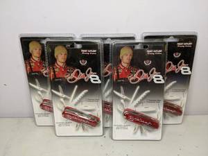 lot 158 image: Frost Cutlery Dale Jr. Racing Knife Utility Tools - Lot of Five