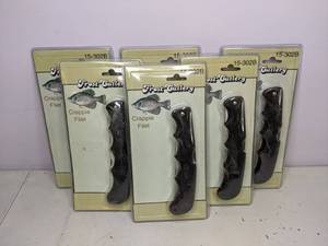 lot 159 image: Frost Cutlery Crappie Filet Knives - Lot of Five