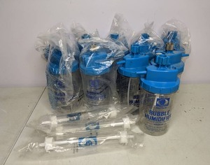 lot 88 image: Lot of 13 B&F Medical Bubble Humidifiers - New