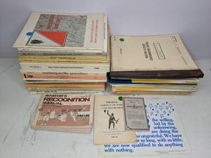 lot 334 image: Lot of Vintage Military Handbooks