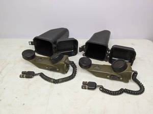 lot 245 image: Vintage U.S. Army Field Phone Handsets